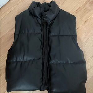 Zara Black Puffer Vest for Kids